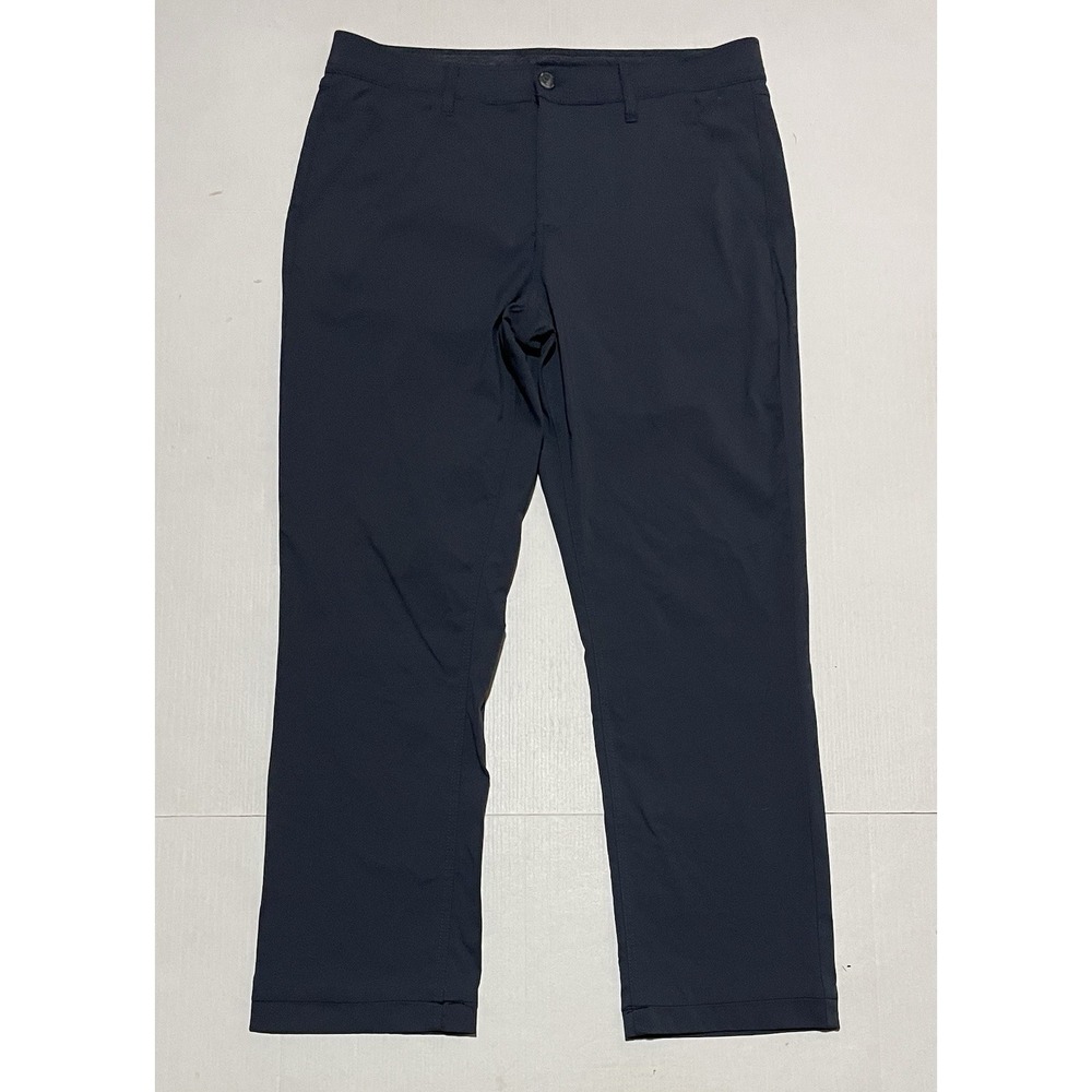 Weatherproof Vintage Mens Pants Size 34 X 29 Navy Straight Regular Fit Nylon